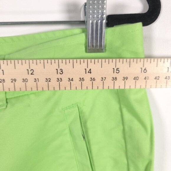 RALPH LAUREN GOLF Bright Green Cotton Stretch Pants Women's No Size Tag 8-10 M - Picture 5 of 10